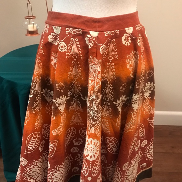 S Twelve BoHo Cotton Skirt - Picture 3 of 8